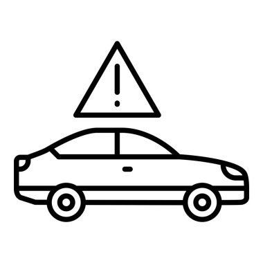 Uyarı vektör simgesi. Yazdırma, mobil ve web uygulamaları için kullanılabilir.