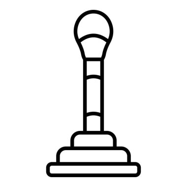 Vites çubuğu vektör simgesi. Yazdırma, mobil ve web uygulamaları için kullanılabilir.