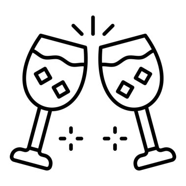 Şerefe vektör ikonu. Yazdırma, mobil ve web uygulamaları için kullanılabilir.