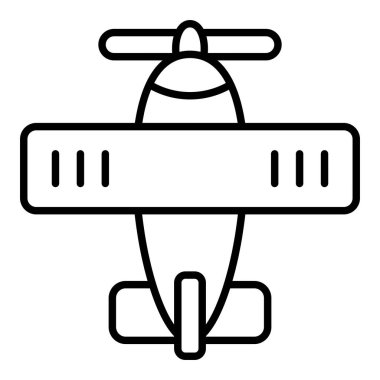 Düzlem vektör simgesi. Yazdırma, mobil ve web uygulamaları için kullanılabilir.