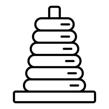 Yığın vektör simgesi. Yazdırma, mobil ve web uygulamaları için kullanılabilir.