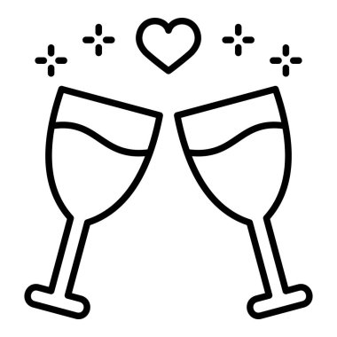 Tost vektörü simgesi. Yazdırma, mobil ve web uygulamaları için kullanılabilir.