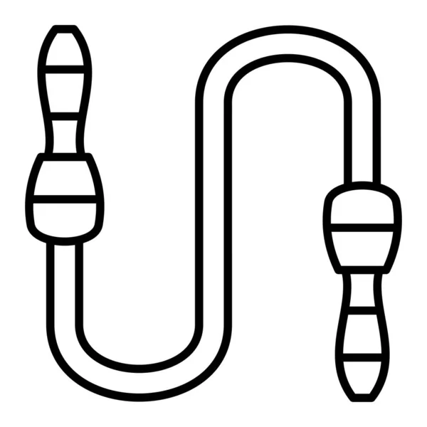Jumping Rope Vektor Symbol Einsetzbar Für Druck Mobile Anwendungen Und — Stockvektor