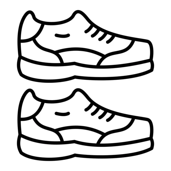 Ayakkabı Vektör Simgesi Yazdırma Mobil Web Uygulamaları Için Kullanılabilir — Stok Vektör