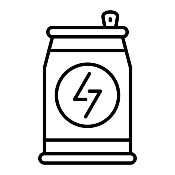 Ikona Wektora Napoju Energetycznego Może Być Stosowany Drukowania Aplikacji Mobilnych — Wektor stockowy