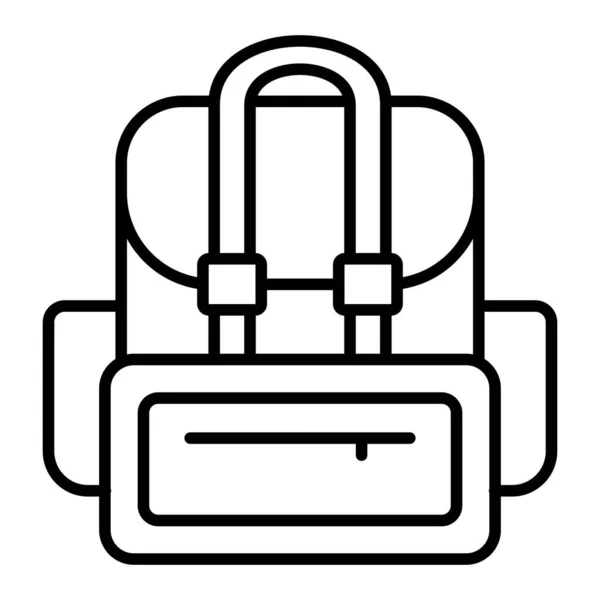 Значок Вектора Рюкзака Использоваться Печати Мобильных Веб Приложений — стоковый вектор
