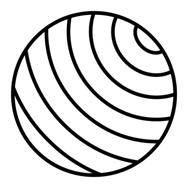 Gym Ball Icono Vector Puede Utilizar Para Aplicaciones Impresión Móviles — Vector de stock