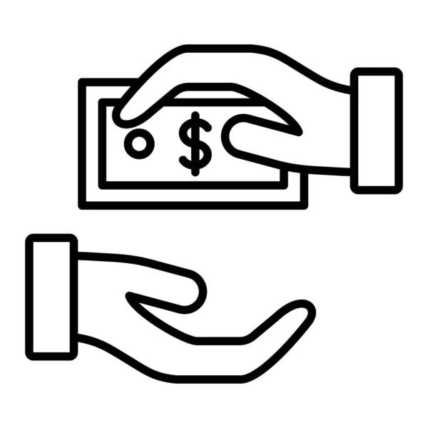 Ícone Vetor Dinheiro Pode Ser Usado Para Impressão Aplicações Móveis — Vetor de Stock