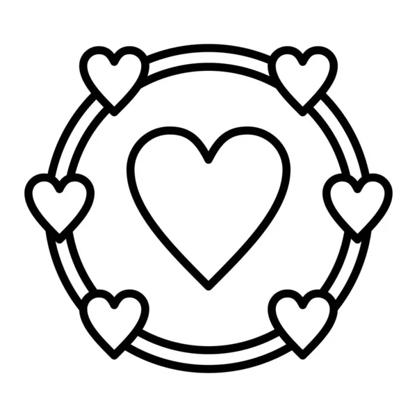 Ikona Wektora Miłości Może Być Stosowany Drukowania Aplikacji Mobilnych Webowych — Wektor stockowy