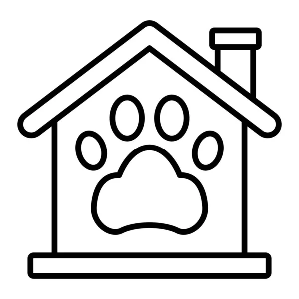 Animal Shelter Vector Icon Can Used Printing Mobile Web Applications — Stock Vector