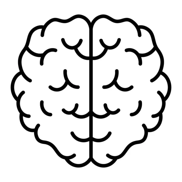 Brain Vector Icon Can Used Printing Mobile Web Applications — Stock Vector