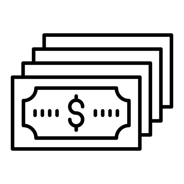 Ícone Vetor Dinheiro Pode Ser Usado Para Impressão Aplicações Móveis — Vetor de Stock