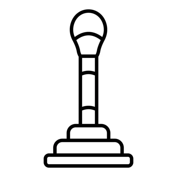 Gear Stick Vector Icon Can Used Printing Mobile Web Applications — Stock Vector