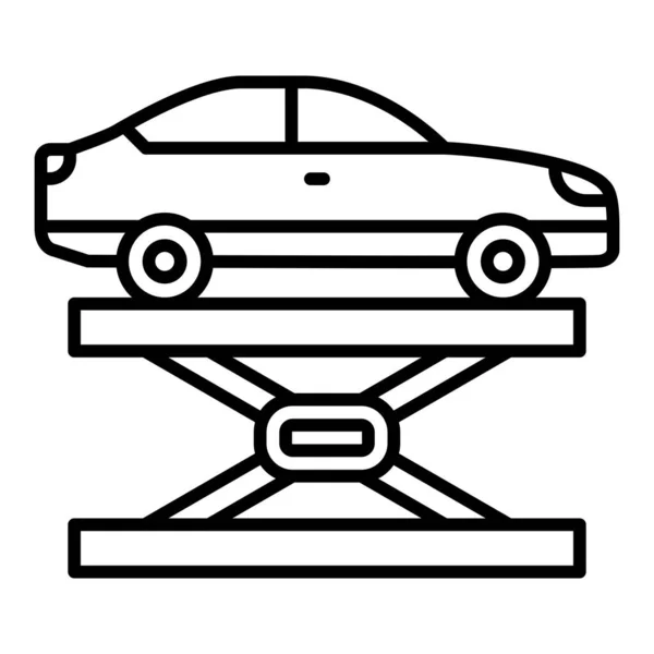 Hydraulic Car Vector Icon 모바일 애플리케이션에 수있습니다 — 스톡 벡터