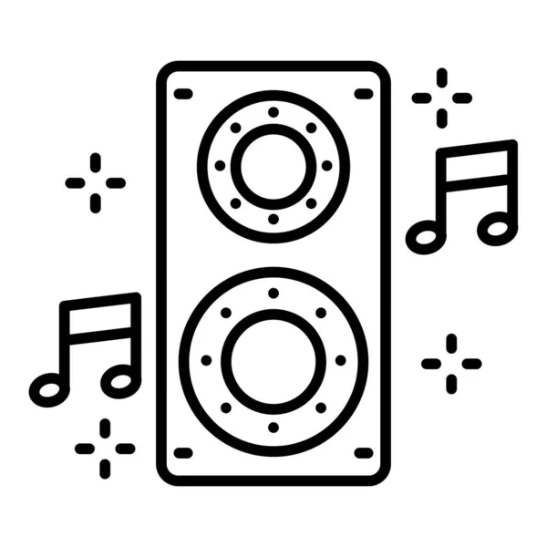 Εικονίδιο Φορέα Μουσικής Μπορεί Χρησιμοποιηθεί Για Εκτυπώσεις Mobile Και Web — Διανυσματικό Αρχείο