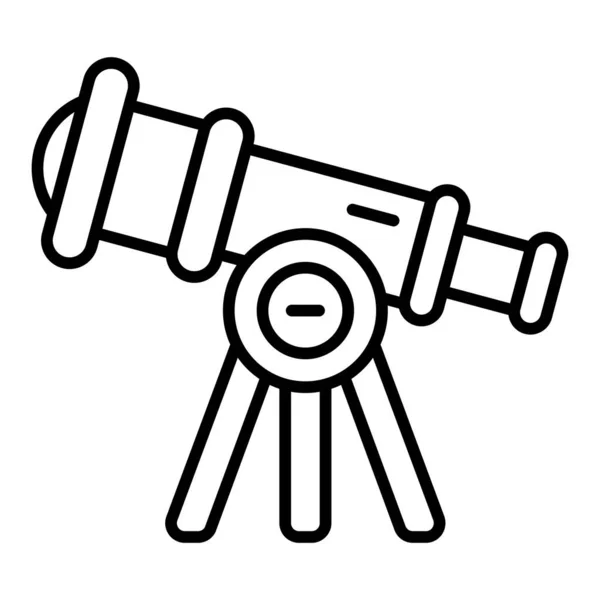 Ikona Wektora Teleskopu Może Być Stosowany Drukowania Aplikacji Mobilnych Webowych — Wektor stockowy