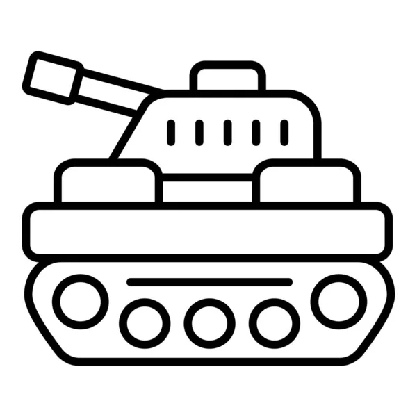 Tank Vektör Simgesi Yazdırma Mobil Web Uygulamaları Için Kullanılabilir — Stok Vektör