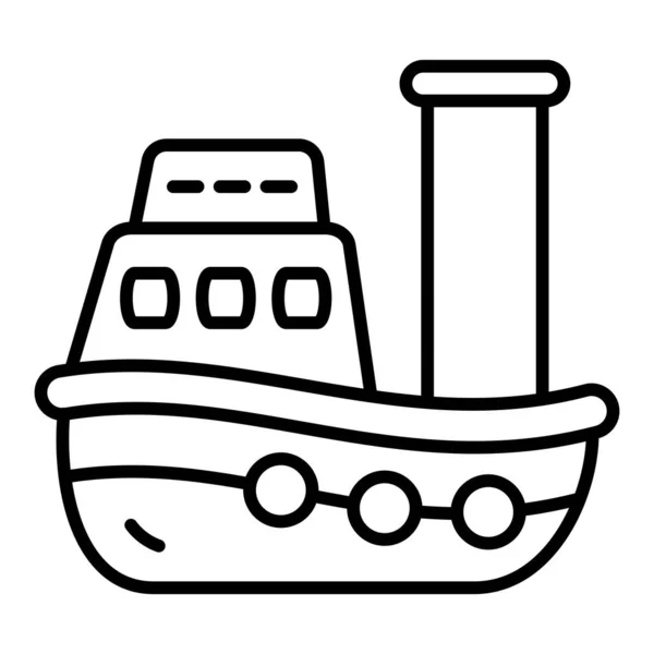 Boat Vector Icon Can Used Printing Mobile Web Applications — Stock Vector