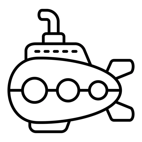 Submarine Vector Icon Can Used Printing Mobile Web Applications — Stock Vector