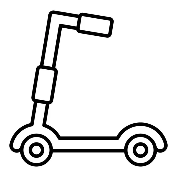 踢Scooter矢量图标 可用于打印 移动和网络应用 — 图库矢量图片