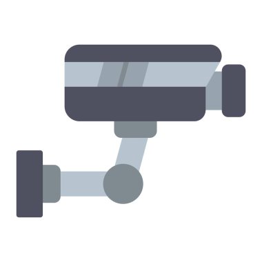 CCTV vektör simgesi. Yazdırma, mobil ve web uygulamaları için kullanılabilir.