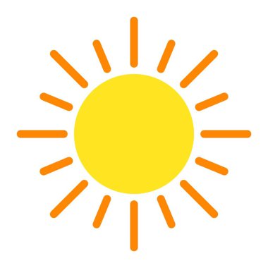 Parlaklık vektör simgesi. Yazdırma, mobil ve web uygulamaları için kullanılabilir.