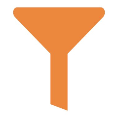 Filtre vektör simgesi. Yazdırma, mobil ve web uygulamaları için kullanılabilir.