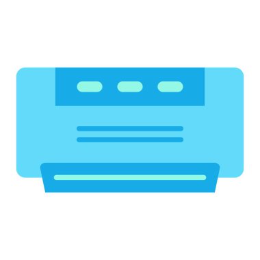 Klima vektör simgesi. Yazdırma, mobil ve web uygulamaları için kullanılabilir.