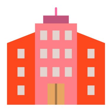 Şirket vektör simgesi. Yazdırma, mobil ve web uygulamaları için kullanılabilir.