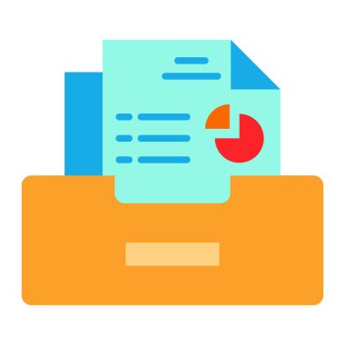 Çekmece vektör simgesi. Yazdırma, mobil ve web uygulamaları için kullanılabilir.