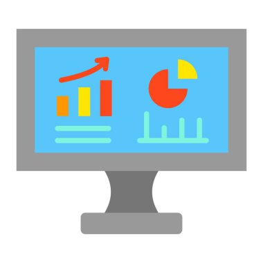 Gösterge paneli vektör simgesi. Yazdırma, mobil ve web uygulamaları için kullanılabilir.