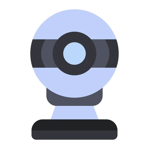 Webcam Vektor Symbol Einsetzbar Für Druck Mobile Anwendungen Und Web — Stockvektor