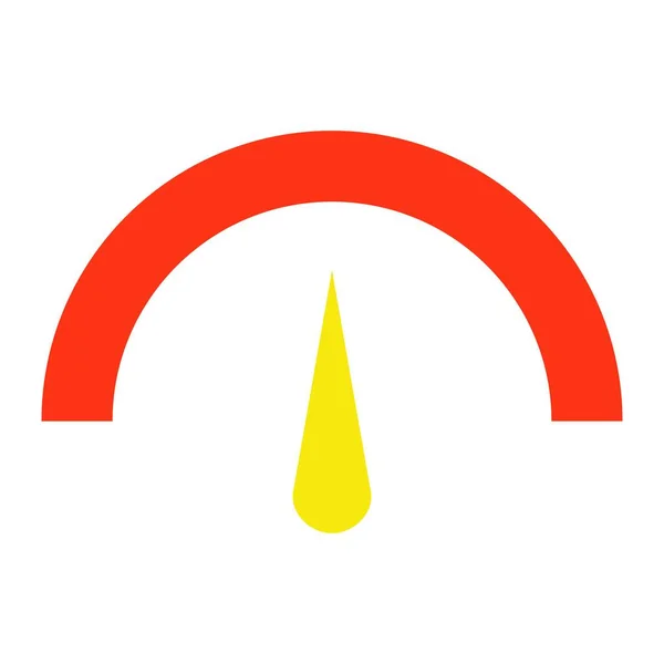 Gösterge vektör simgesi. Yazdırma, mobil ve web uygulamaları için kullanılabilir.