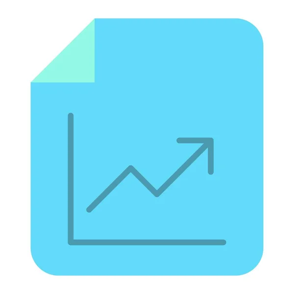 Icona Del Vettore Statistico Può Essere Utilizzato Stampa Applicazioni Mobili — Vettoriale Stock