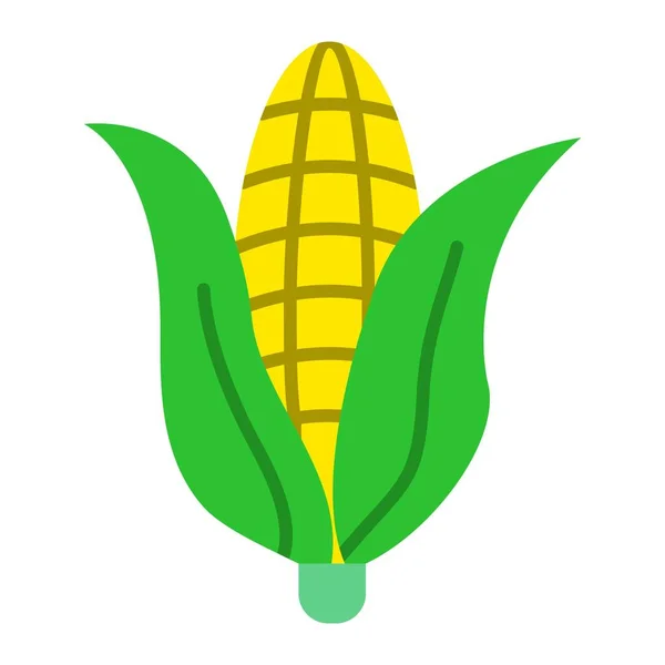 Значок Вектора Кукурузы Использоваться Печати Мобильных Веб Приложений — стоковый вектор
