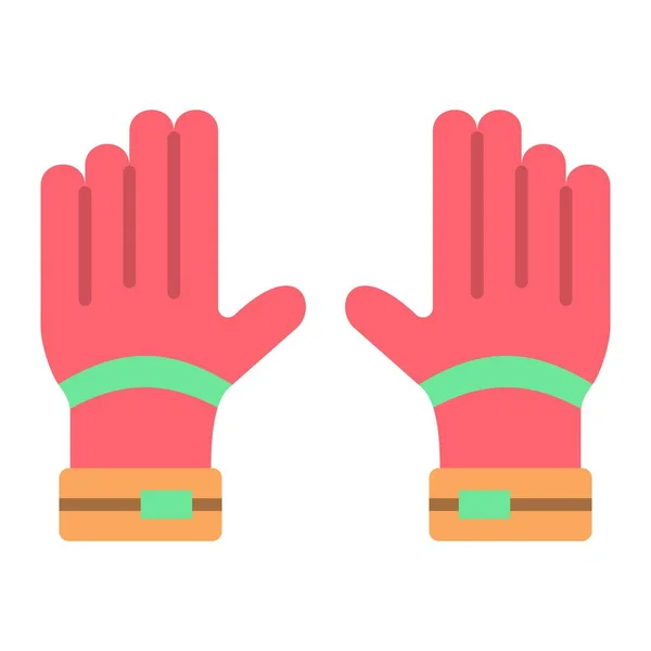 Handschuhe Vektor Symbol Einsetzbar Für Druck Mobile Anwendungen Und Web — Stockvektor