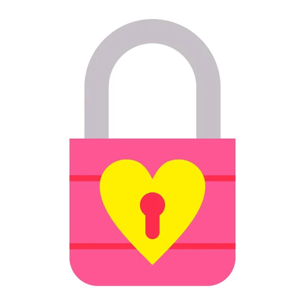 Padlock Vector Icon Can Used Printing Mobile Web Applications — Stock Vector