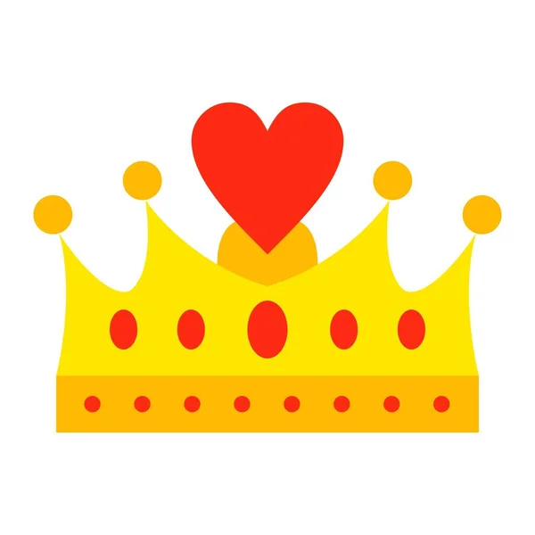 Crown Vector Icon Can Used Printing Mobile Web Applications — Stock Vector