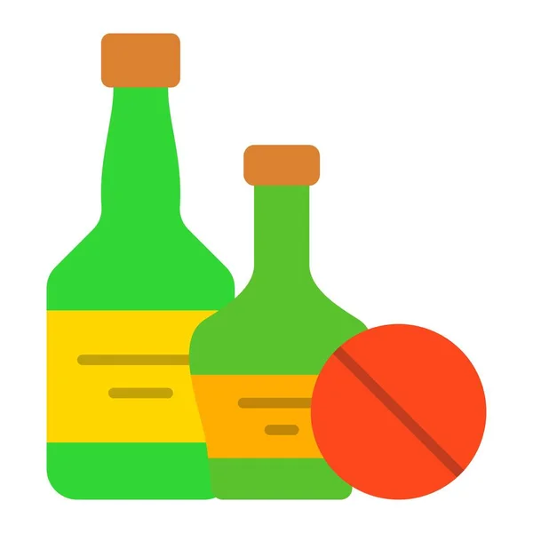 Hay Icono Vector Alcohol Puede Utilizar Para Aplicaciones Impresión Móviles — Archivo Imágenes Vectoriales