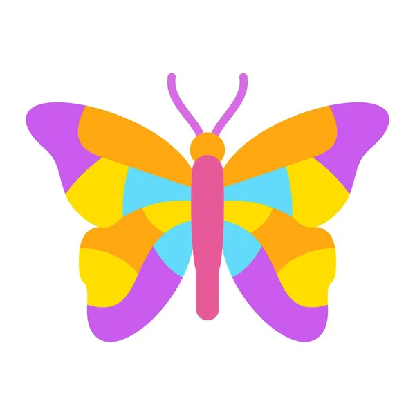 Schmetterlingsvektorsymbol Einsetzbar Für Druck Mobile Anwendungen Und Web Anwendungen — Stockvektor