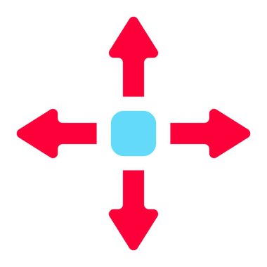 Vektör simgesini taşı. Yazdırma, mobil ve web uygulamaları için kullanılabilir.