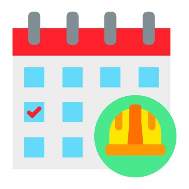 İşçi Bayramı vektör simgesi. Yazdırma, mobil ve web uygulamaları için kullanılabilir.