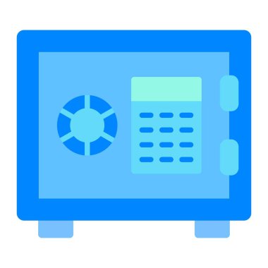 Güvenli Kutu vektör simgesi. Yazdırma, mobil ve web uygulamaları için kullanılabilir.