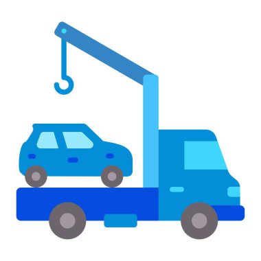 Çekici vektör simgesi. Yazdırma, mobil ve web uygulamaları için kullanılabilir.