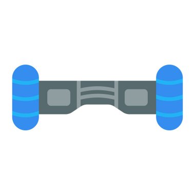 Uçan kaykay vektör simgesi. Yazdırma, mobil ve web uygulamaları için kullanılabilir.