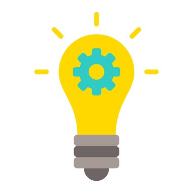 Fikir vektör simgesi. Yazdırma, mobil ve web uygulamaları için kullanılabilir.