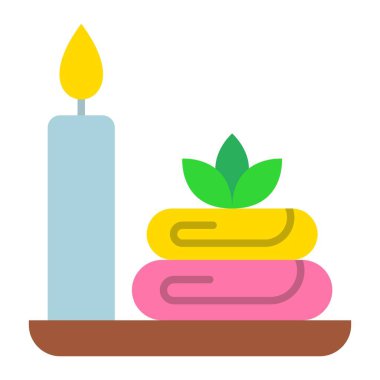 Spa vektör simgesi. Yazdırma, mobil ve web uygulamaları için kullanılabilir.