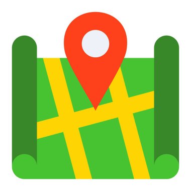 Konum Pin vektör simgesi. Yazdırma, mobil ve web uygulamaları için kullanılabilir.