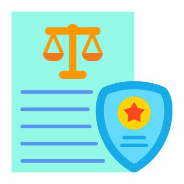 Güvenli vektör simgesi. Yazdırma, mobil ve web uygulamaları için kullanılabilir.