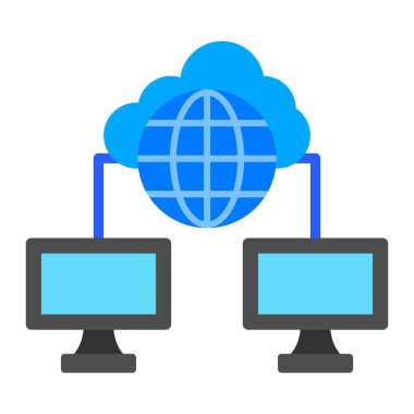 Global Ağ vektör simgesi. Yazdırma, mobil ve web uygulamaları için kullanılabilir.